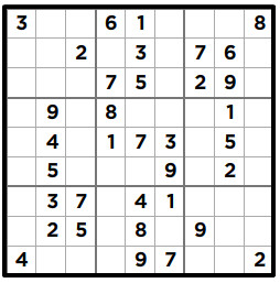 Sudoku easy | Metal Print