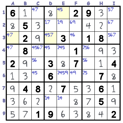 Sudoku Y Wing  Sudoku xy Wing Explained