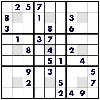 Center Dot Sudoku - Easy 