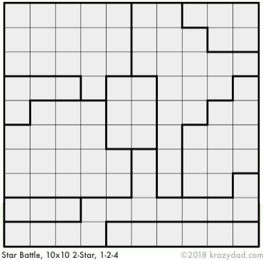 How to solve 10x10 Star Battle puzzles